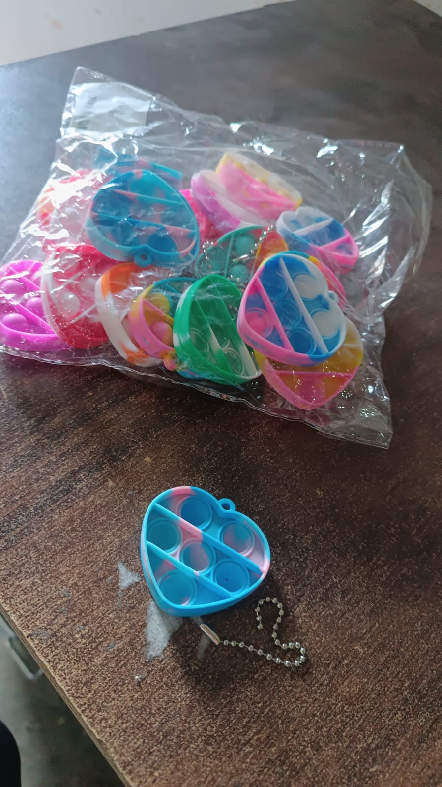 Fidget Toys for Kids Mini Keychain (1 Pc / Mix Color & Design)