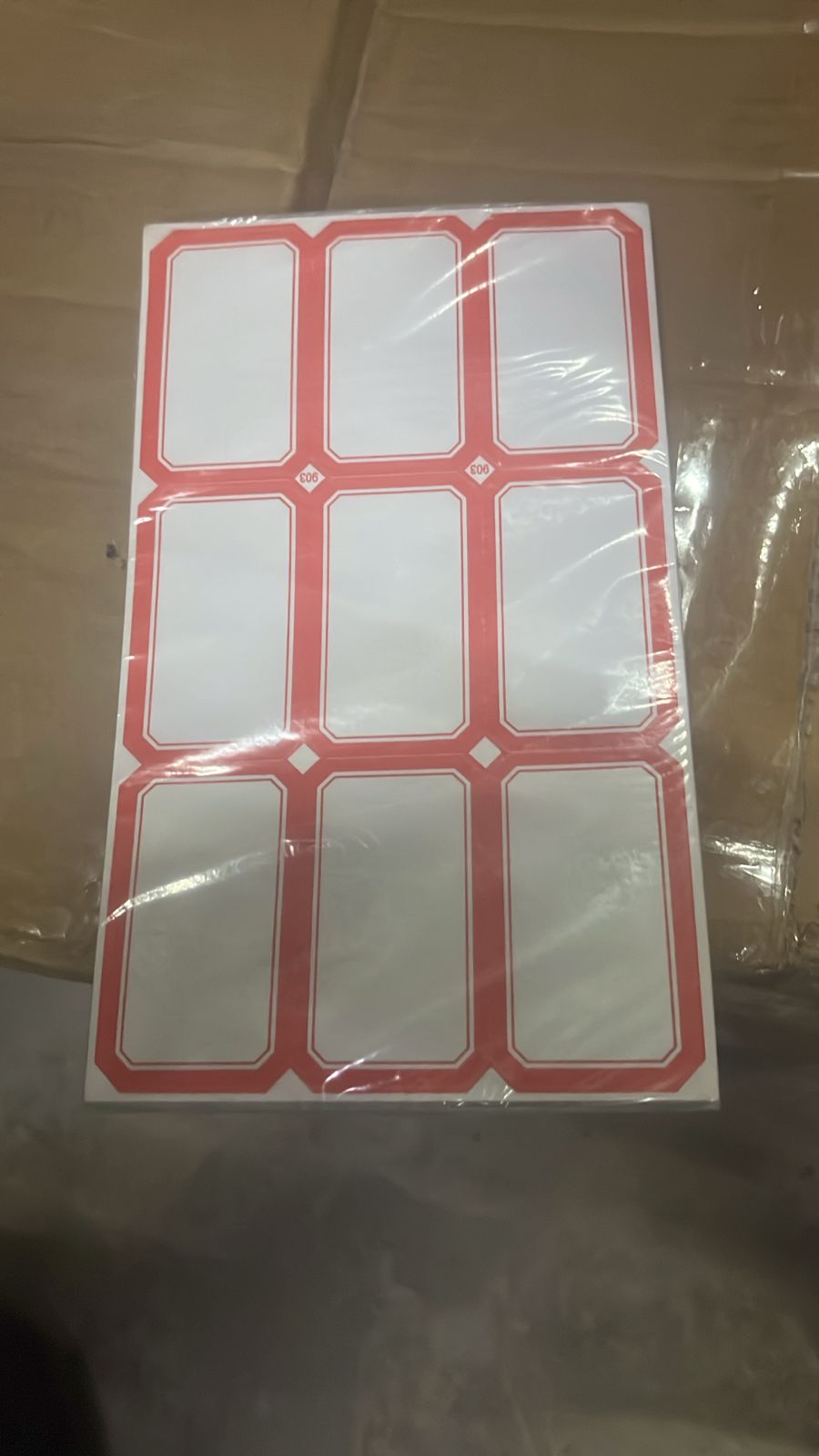 Multipurpose Blank Label Sticker Sheets Durable Office & Home Labeling Tags – Pack of Sheets (50 Sheet Set)