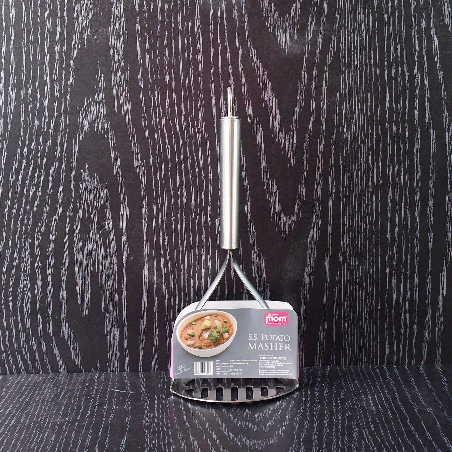 Supermom Stainless Steel Potato Masher with Stylish Handle (1 Pc)