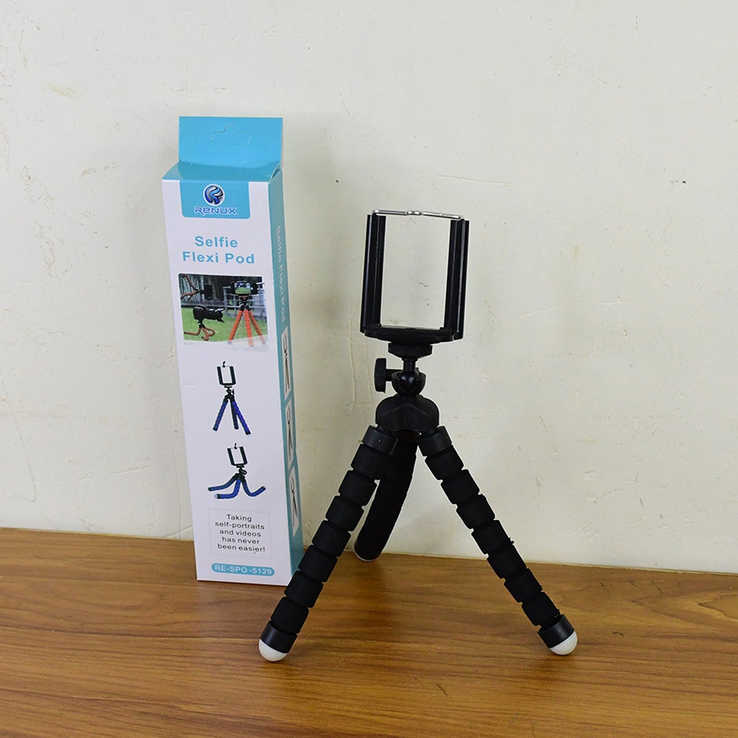 Flexible Mini Tripod Stand with Adjustable Mobile Holder