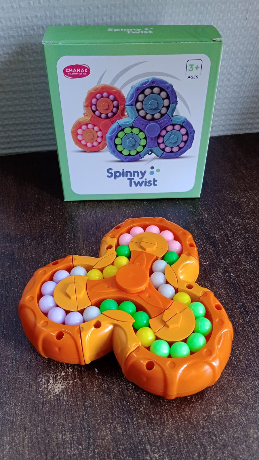 Aditi 3-in-1 Interactive Spinny Twist Puzzle Ball Toy