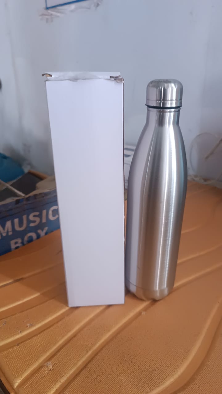 Stainless Steel Water Bottle Approx 1000ML (1 Pc)