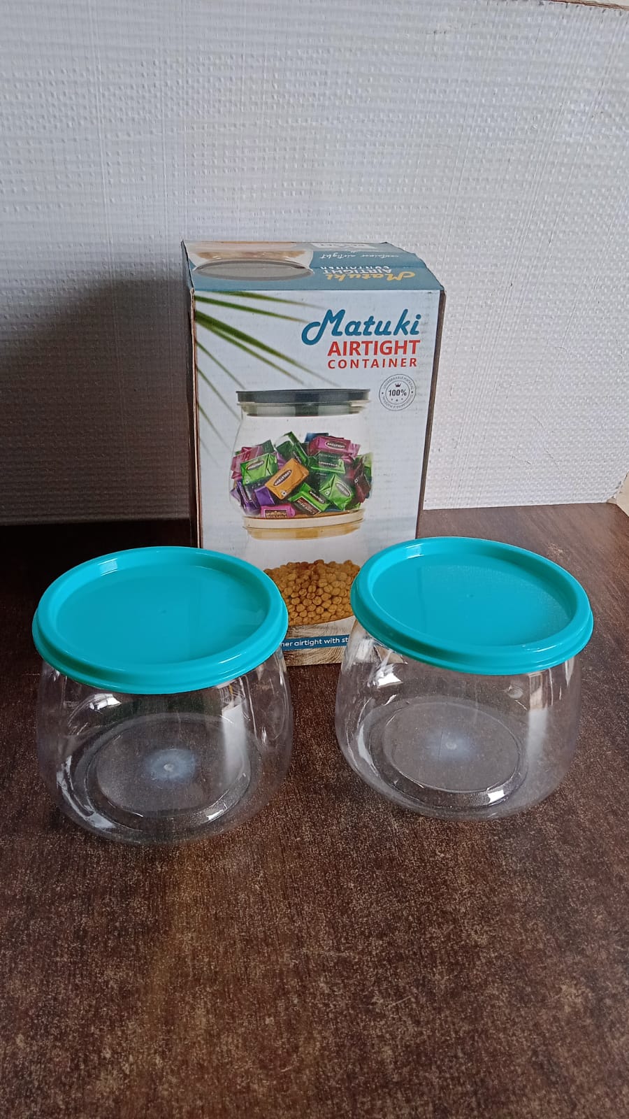 Airtight Storage Containers Set Approx 900ML (2 Pc)