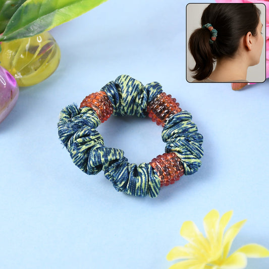 Small Hair Rubber Bands (Pack of 1 / Multicolour / Design), Hair accessories