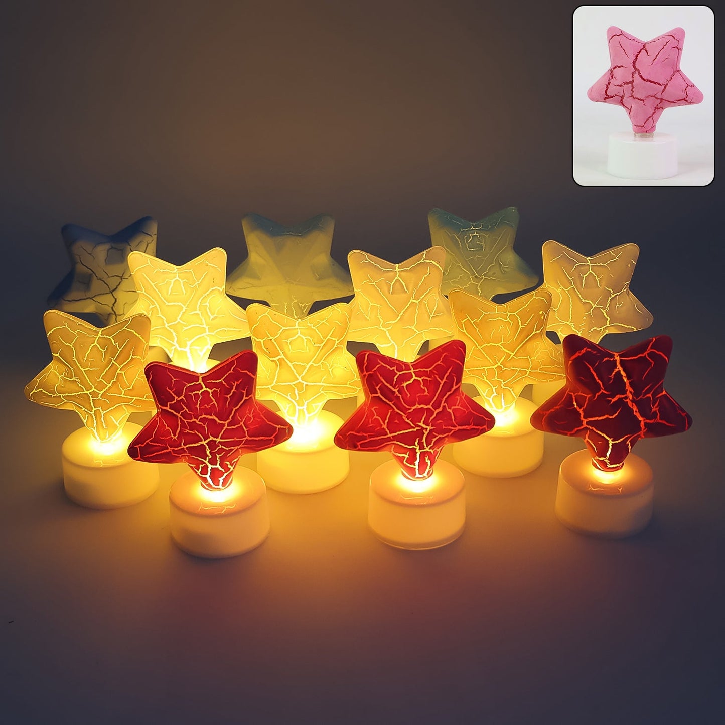 Decorative Apple Shape LED Tealight Candles