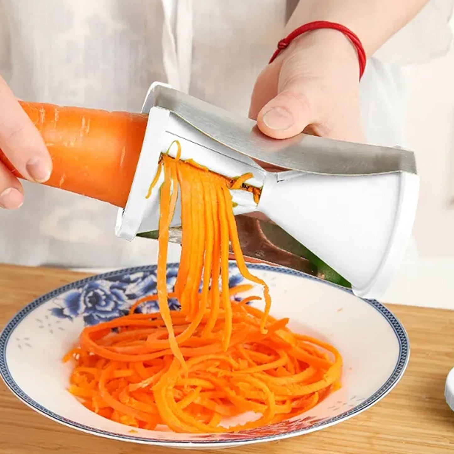 Portable Stainless Steel Handheld Spiralizer & Vegetable Slicer