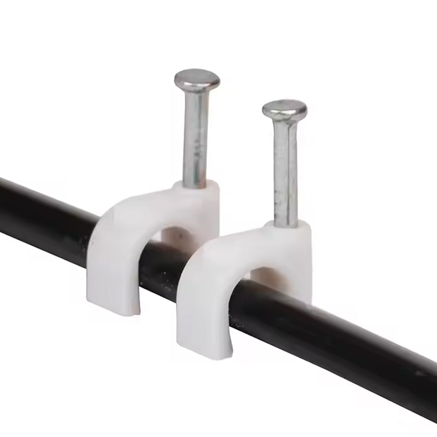 8mm Nail Cable Clips Set (50 Pc)