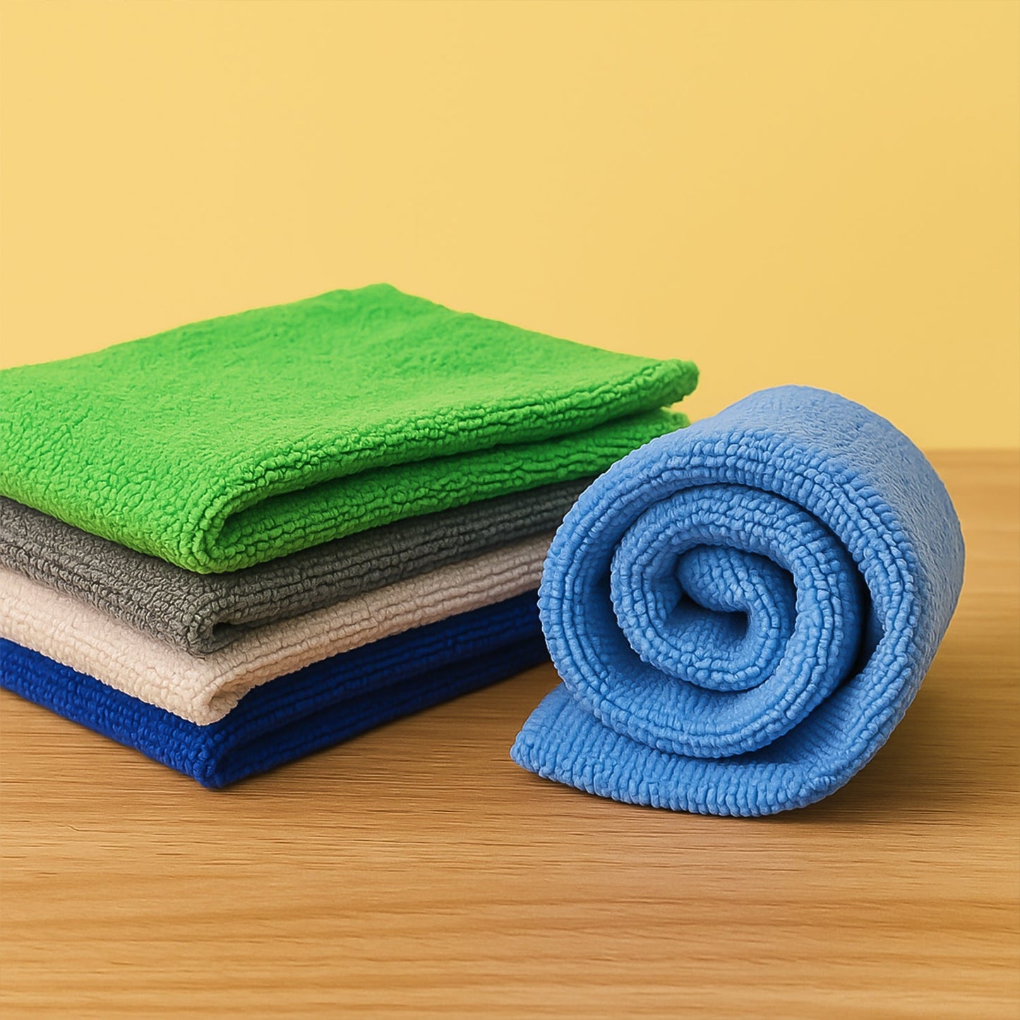 Multipurpose Microfiber Cleaning Cloth (30x30cm & 5 Pc)