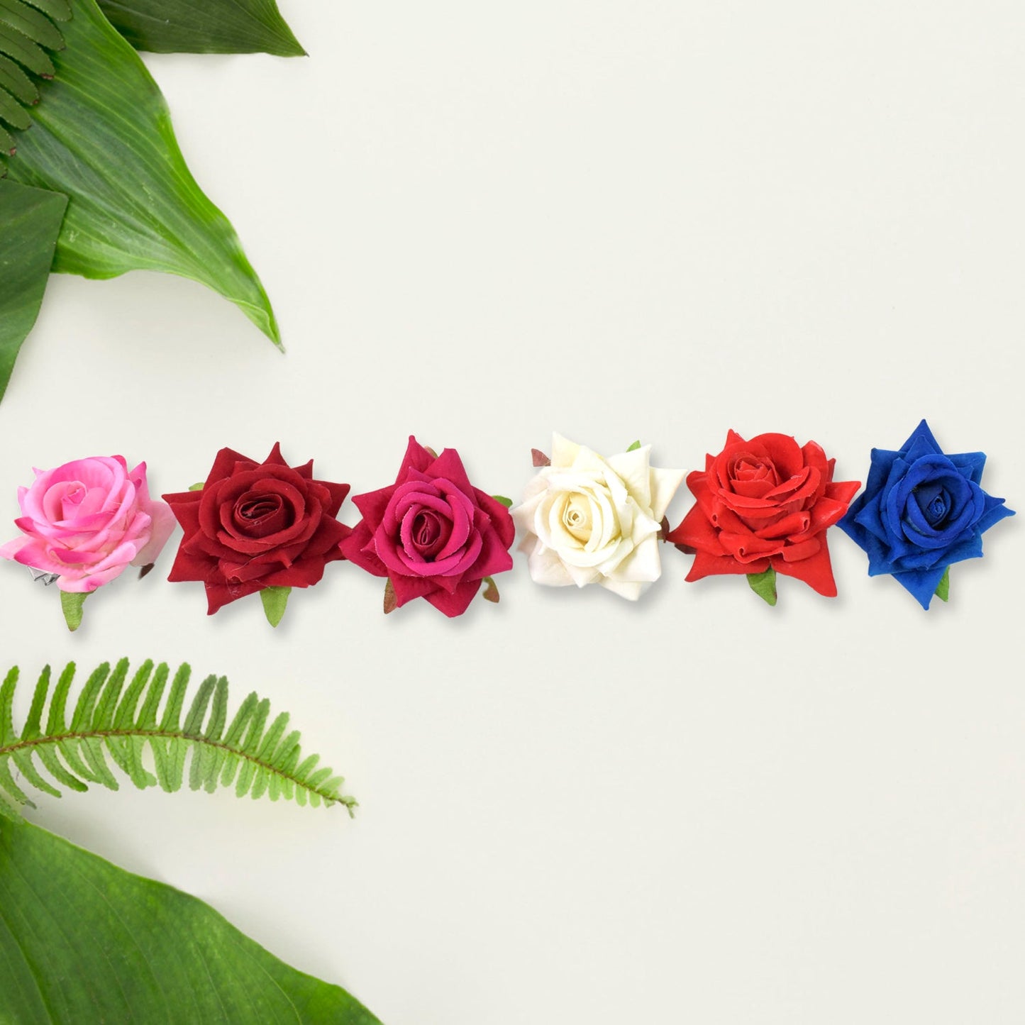 Colourful Flowing Flower Hair Pin (12 Pcs Set / Mix Color), Hair accessories