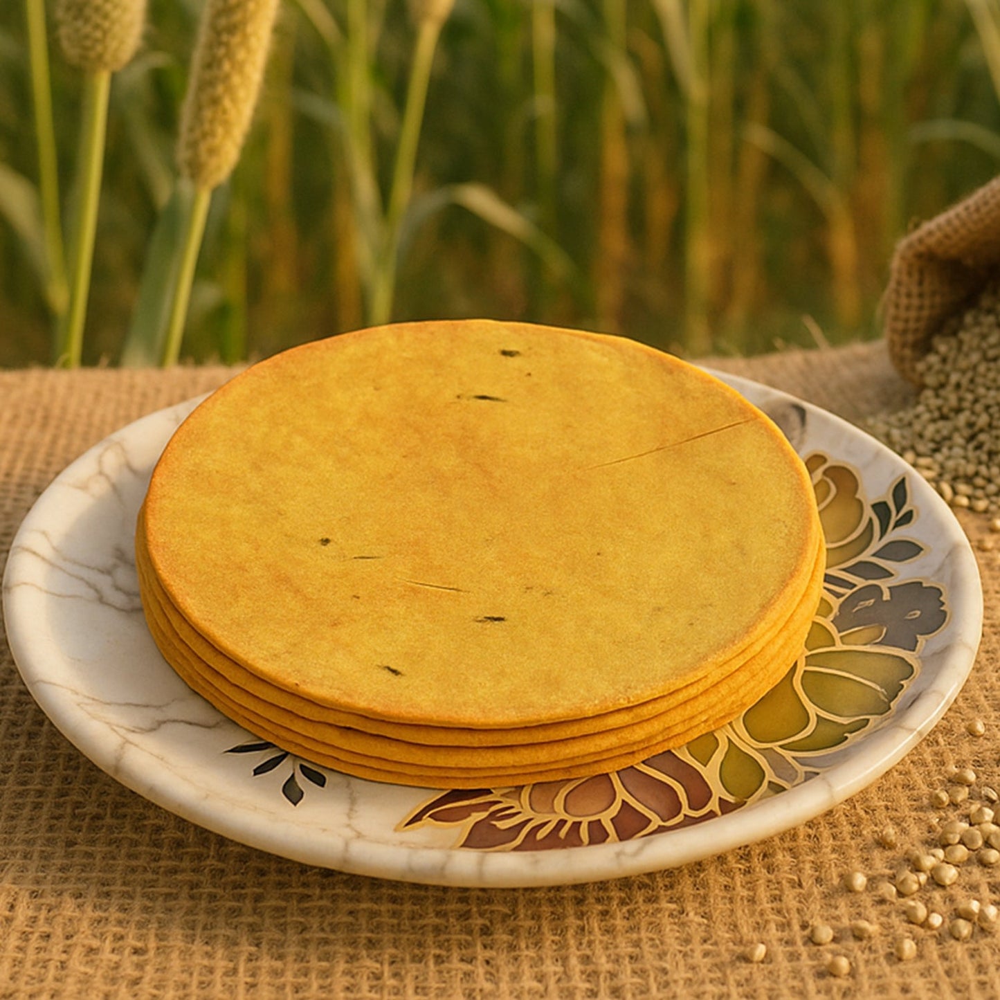 Maniarr's Chatpata Bajri Khakhra Wheat Chips (180Gm)