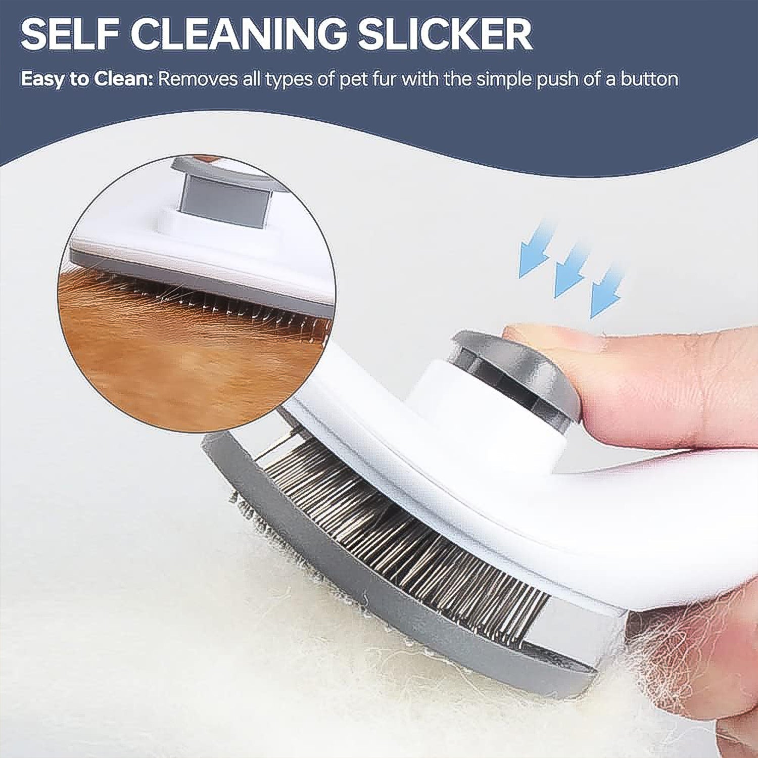 Tidy Tail Grooming Slicker Brush