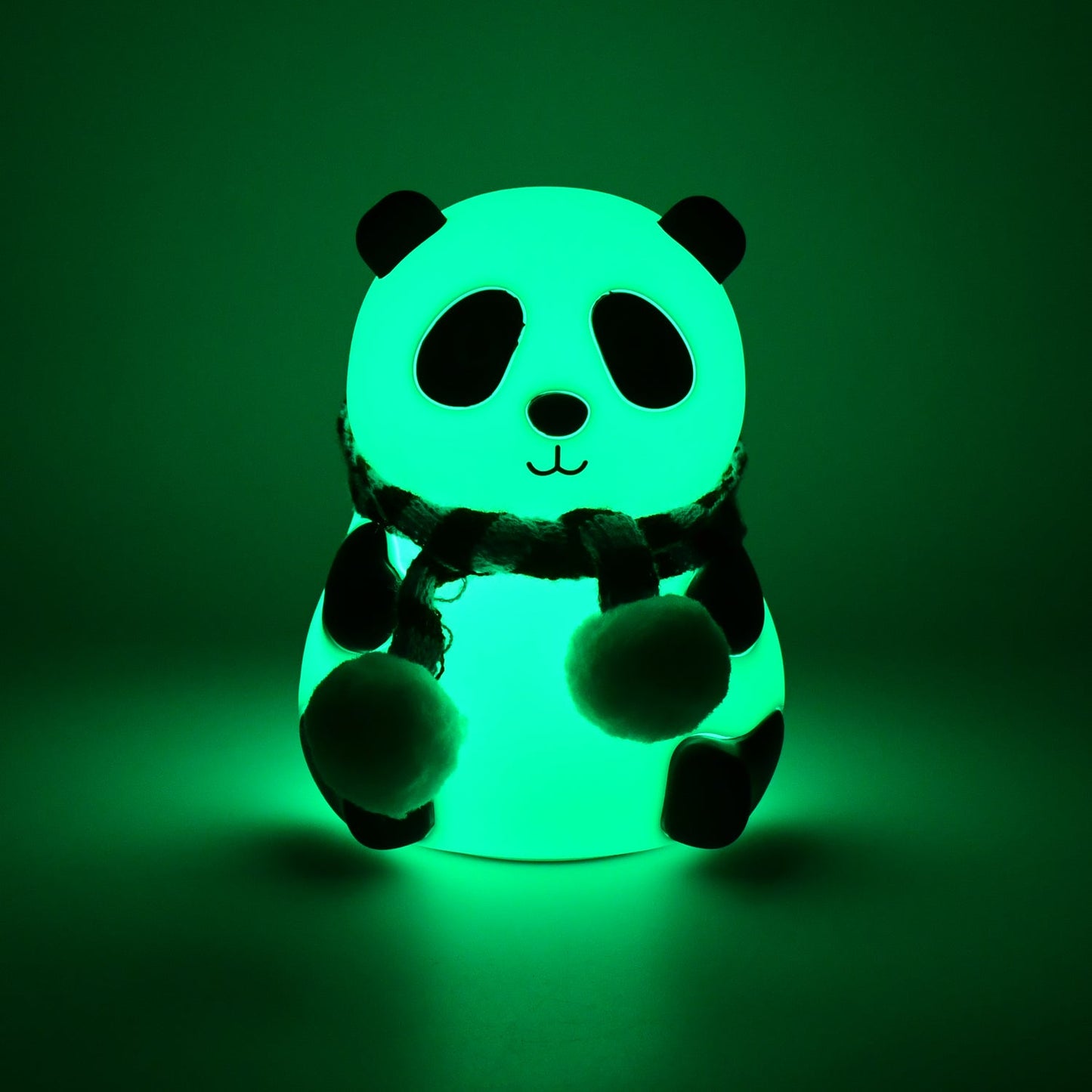 7 Color LED Silicone Panda Lamp
