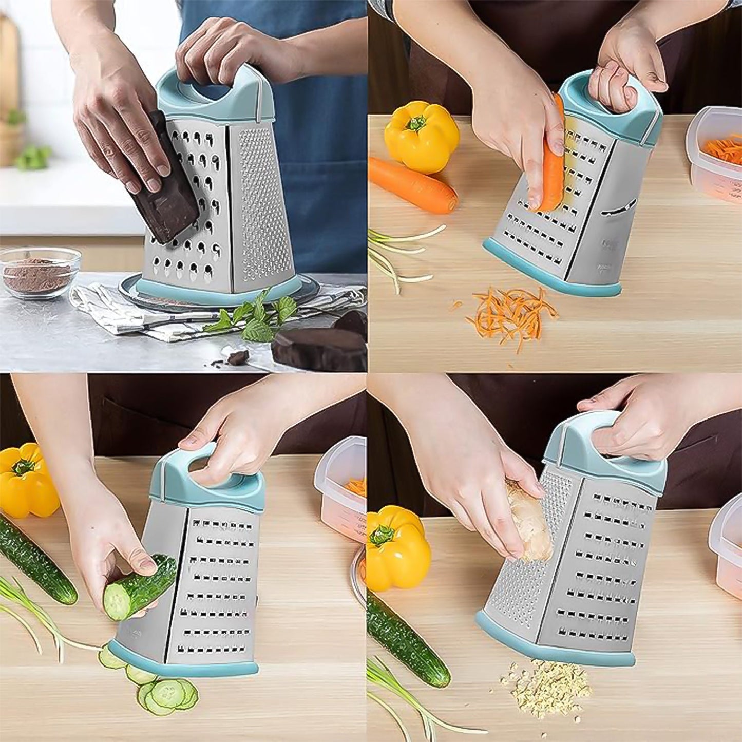 Ritu Hexa Stainless Grater – 7 Functions
