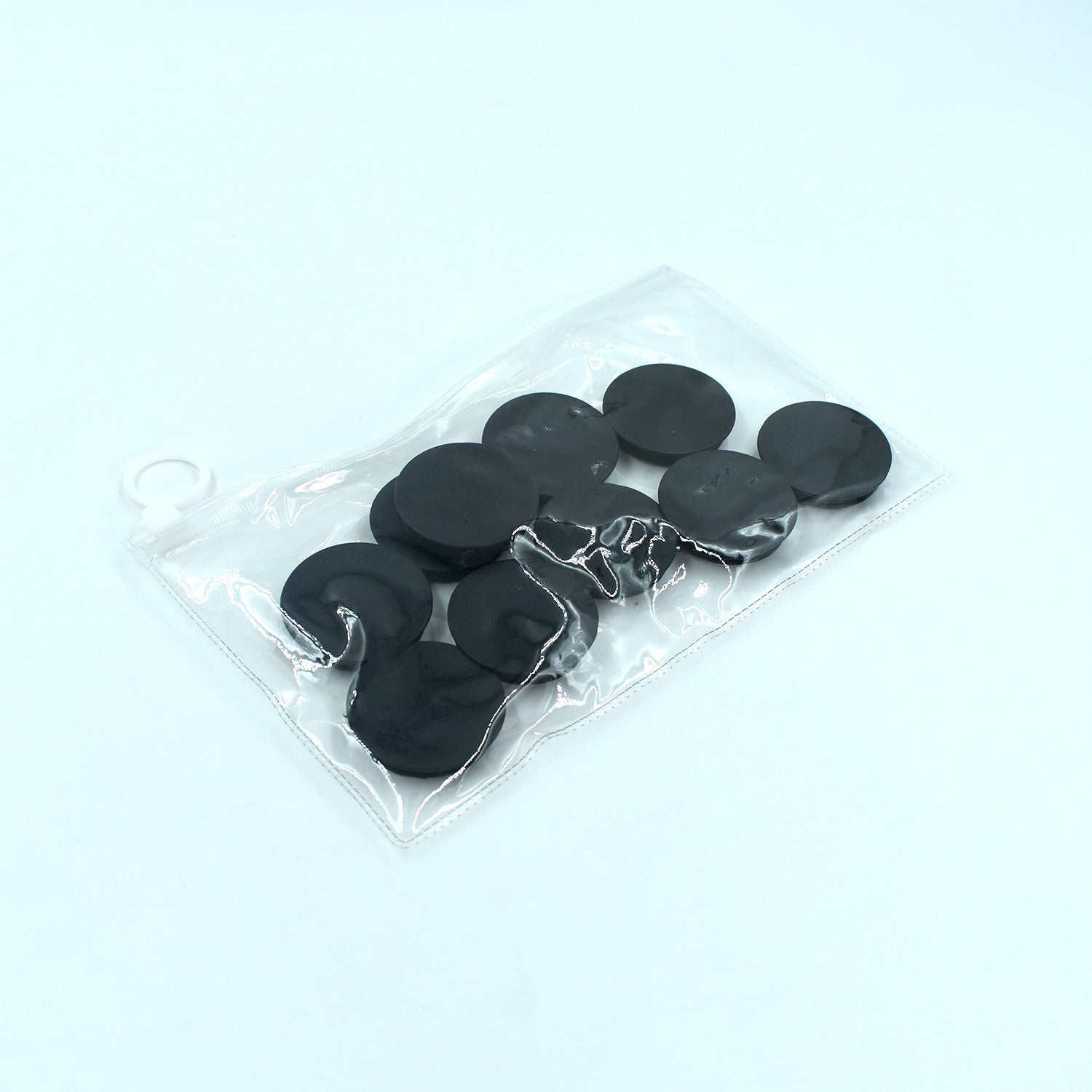 Mobile  holder with transparent pouch