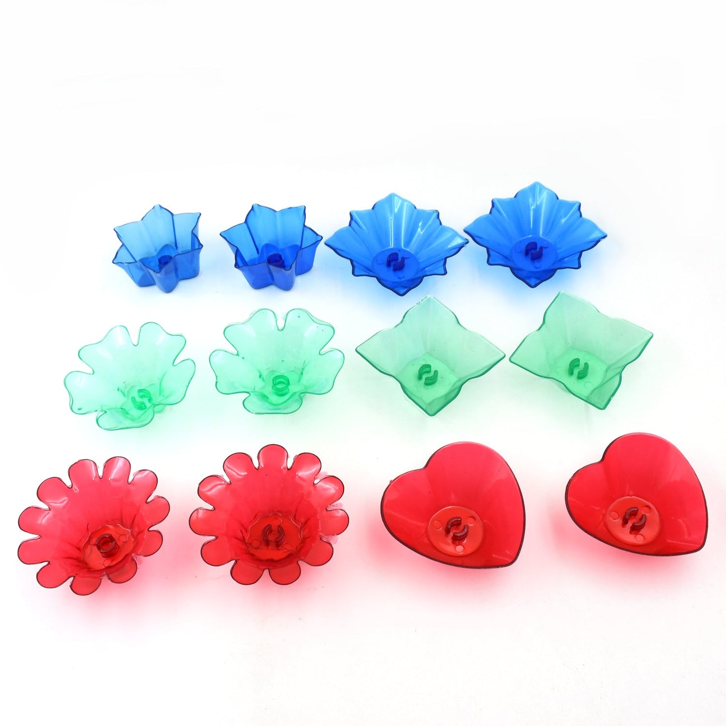 Magical Reflection Diya Set with 6 Attractive Design Cup Set Of 12 Pieces, Diwali