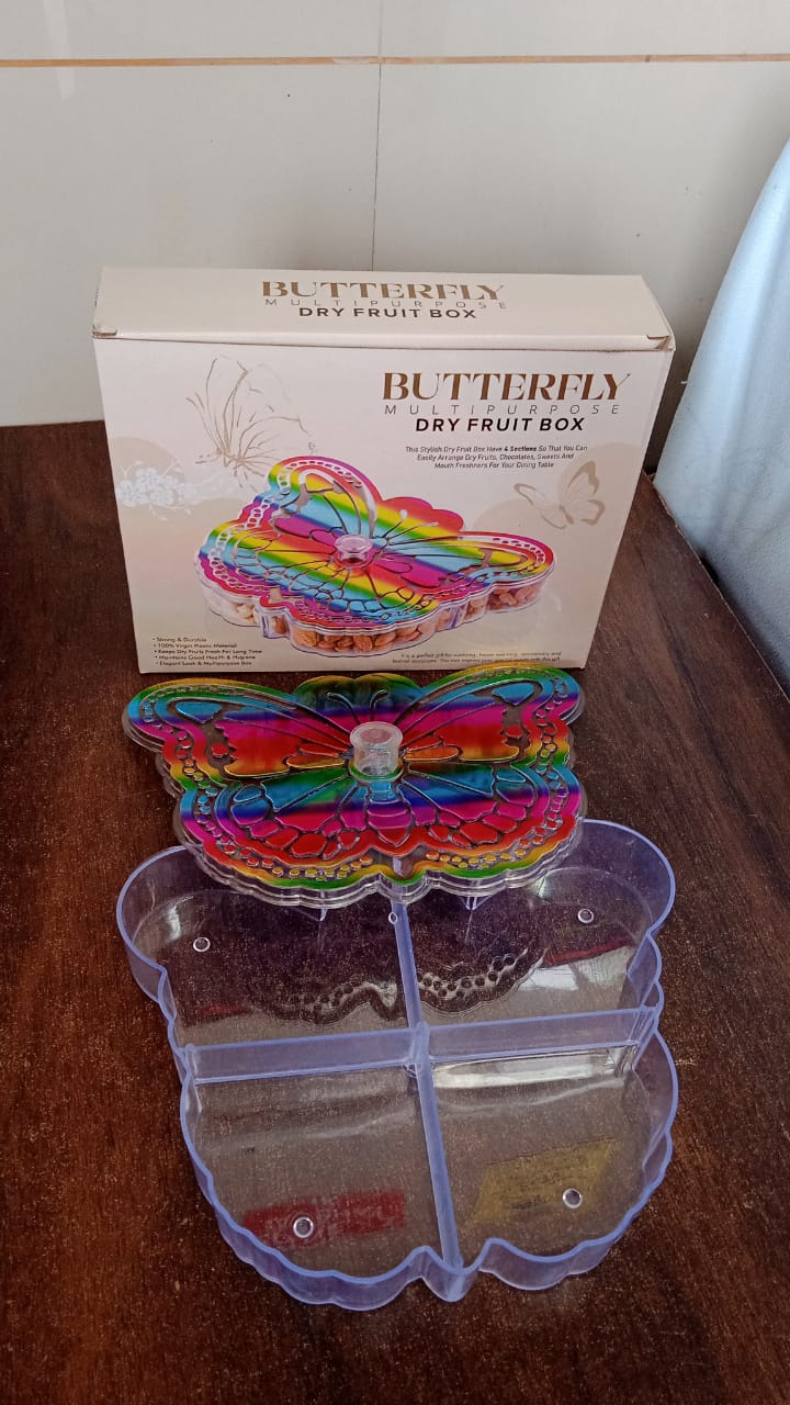 Butterfly Shape Dry Fruit Box