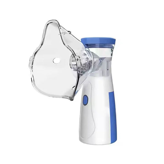 Portable Mesh Nebulizer Handheld, One Touch Operation, No Noise, High Nebulization Rate, Personal Inhalers For Breathing Problems Lightweight, Travel Friendly Nebulizer For Adults & Kids
