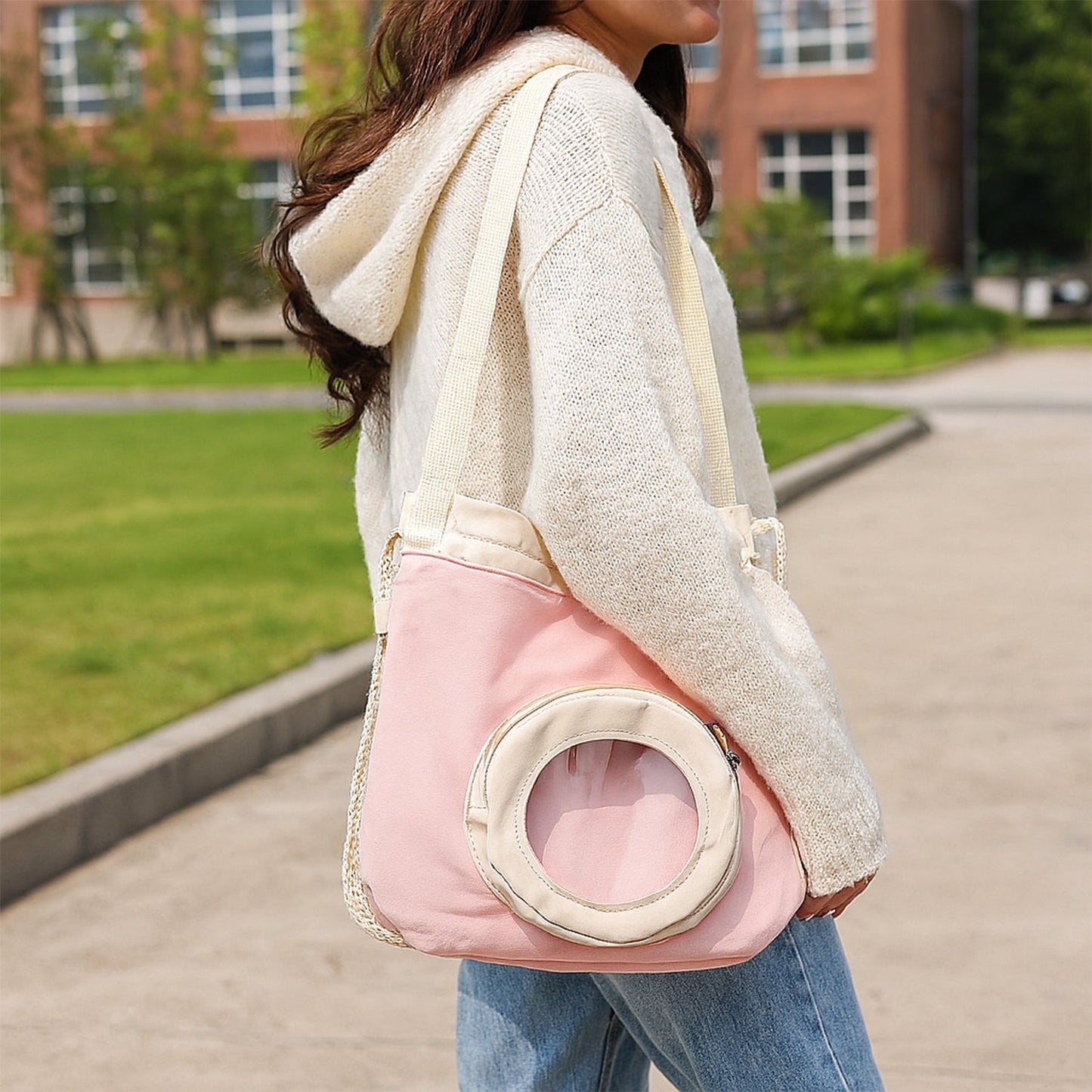 Hobo Bag for College Students Girls Shopping Bag Casual Handbag Lightweight Tote Bag