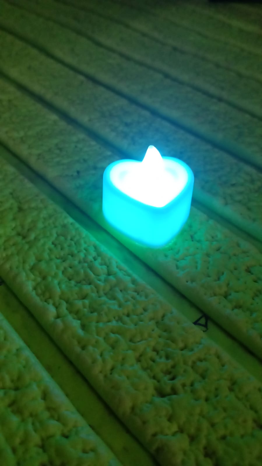 LED Tealights, Smokeless Plastic Decorative Candles, Diwali  (Pack Of 6 / Multicolor)