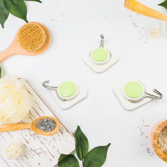 Multipurpose Self-Adhesive Wall Hooks for Home & Bath (3 Pc, Heavy Duty)