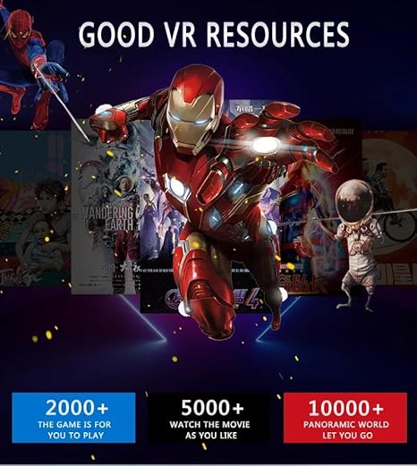 Vr Box Virtual Reality 3d Glasses Headset (1 Pc)