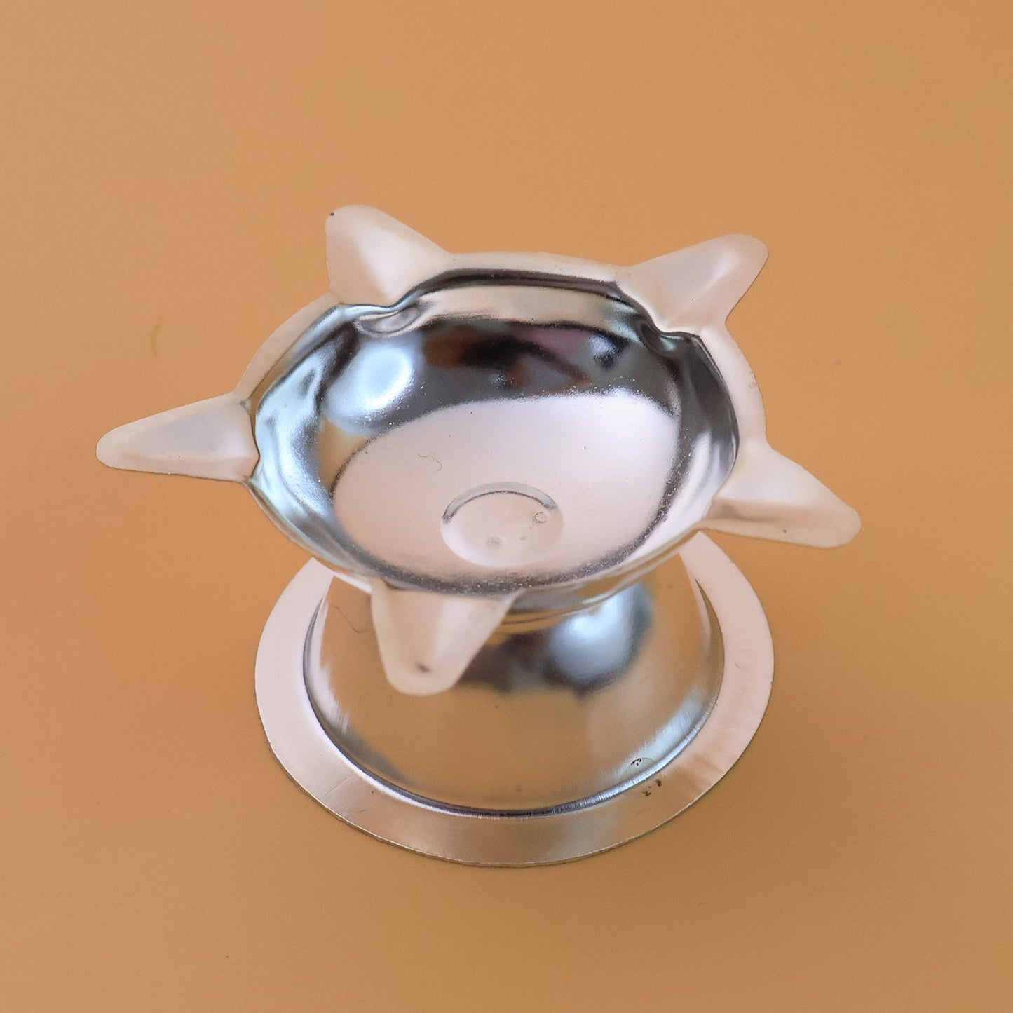 Lotus Design Stainless Steel Diya