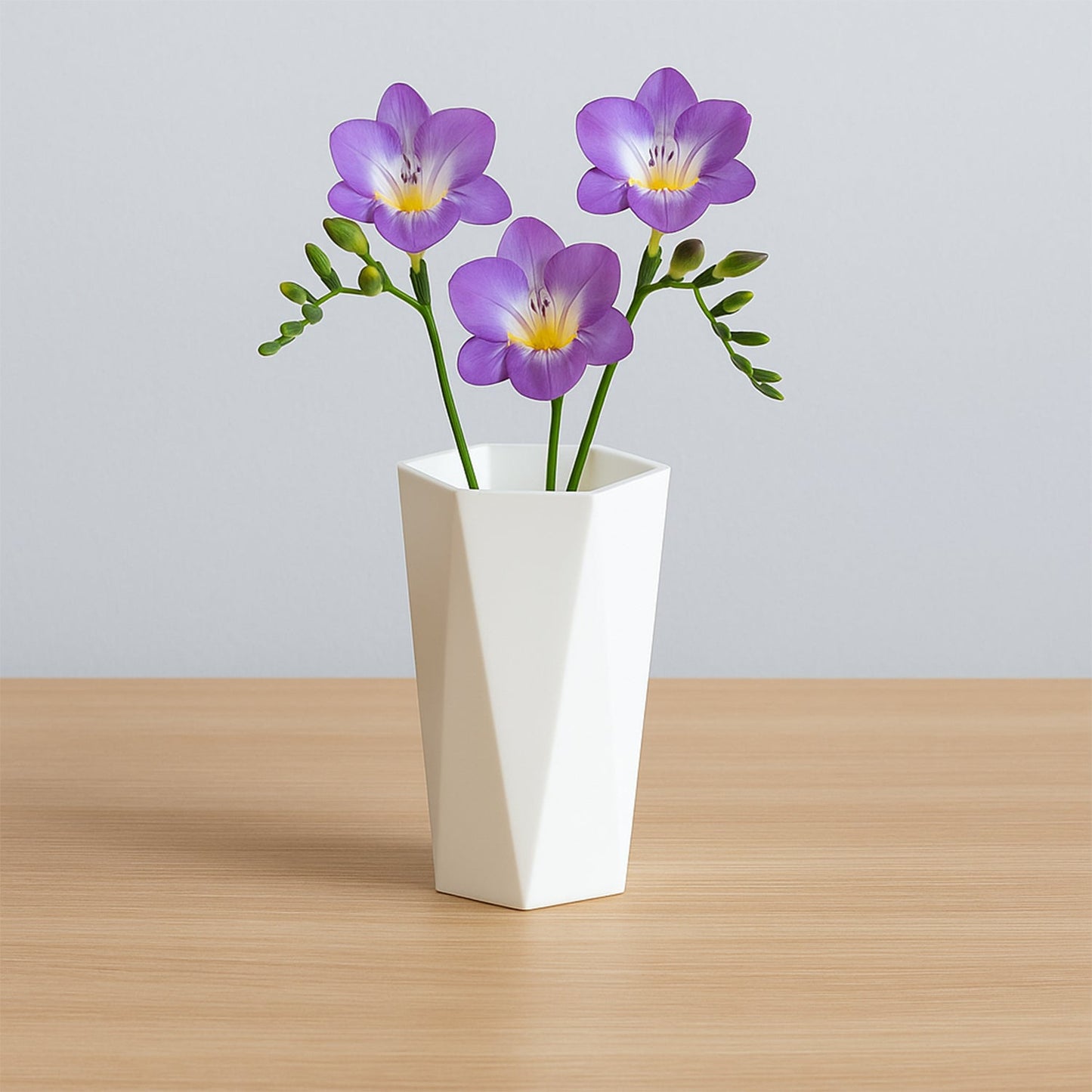 Contemporary Plastic Flower Vase
