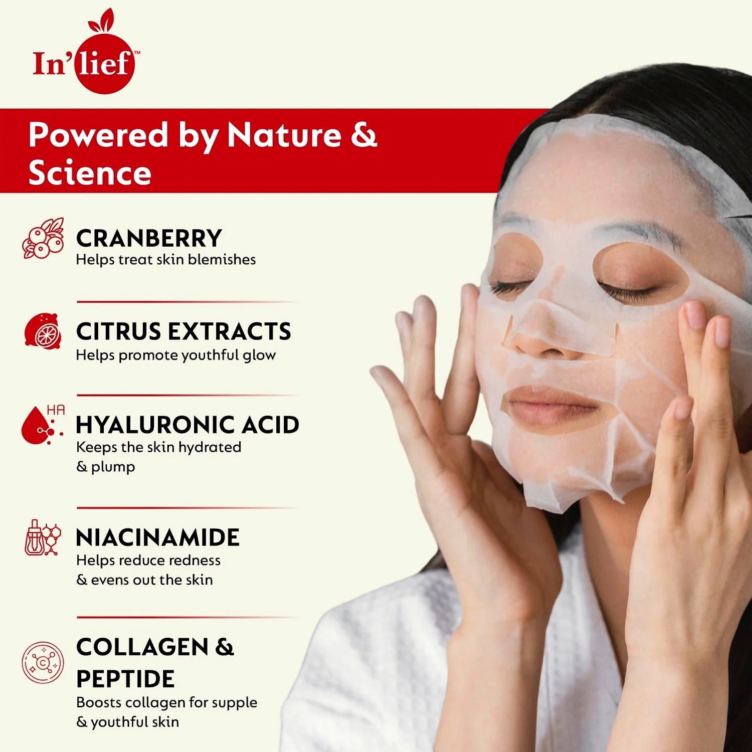Deep Hydration Vitamin C Face Sheet Mask