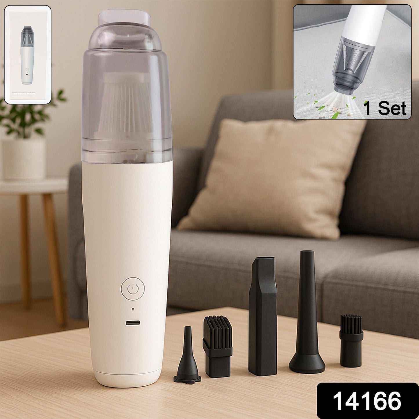 Rechargeable Mini Vacuum for Home
