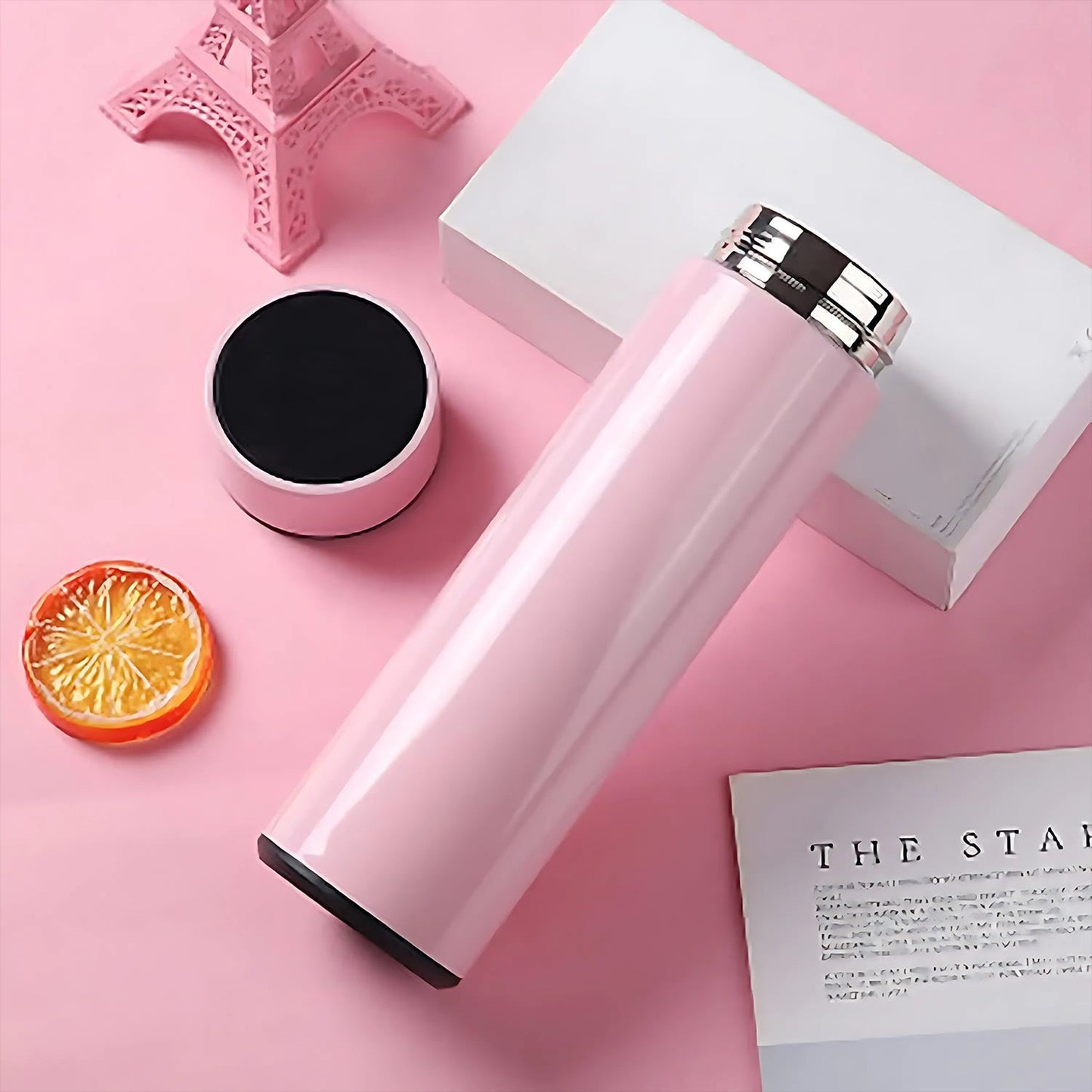 Pink Vacuum Insulated Water Bottle (1 Pc / 500ML)