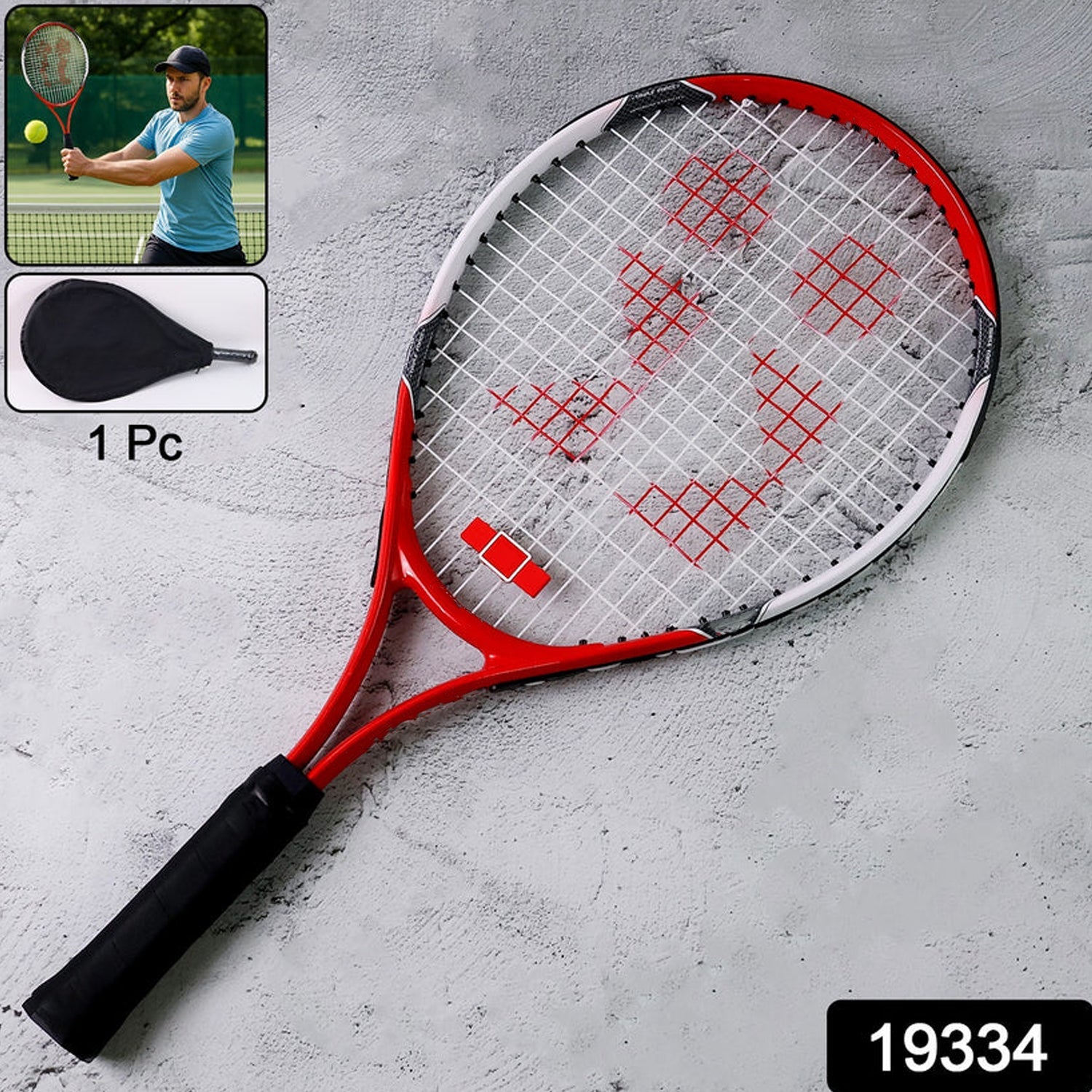 Tennis Racket with Full Cover